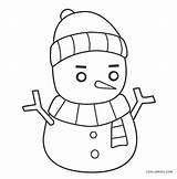 Snowman Coloring Pages Baby Kids Printable sketch template