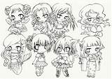 Coloring Chibi Pages Anime Cute Print Girls Kids Manga Character Printable Girl Little Collection Deviantart Getcolorings Groups Color Cat Advertisement sketch template