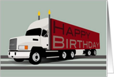 cards   truck driver  greeting card universe