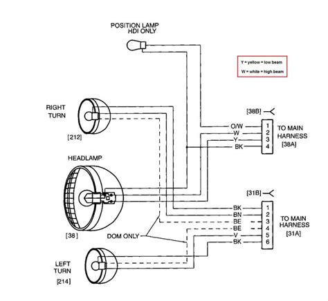 wiring diagram  car headlight
