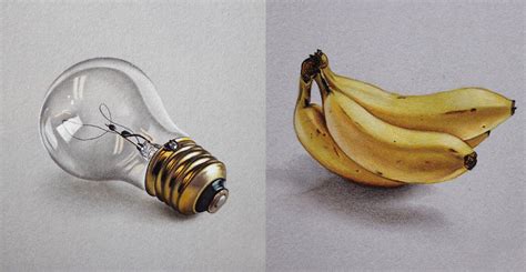 photorealistic color pencil drawings  everyday objects  marcello barengi inspiration