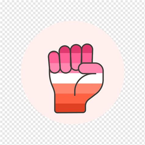 Fist Flag Hand Lesbian Lgbt Illustrations Icon Png Pngwing