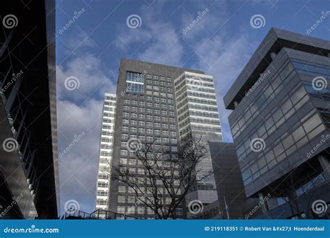 abn amro bank headquarters building  gustav mahlerplein amsterdam  netherlands
