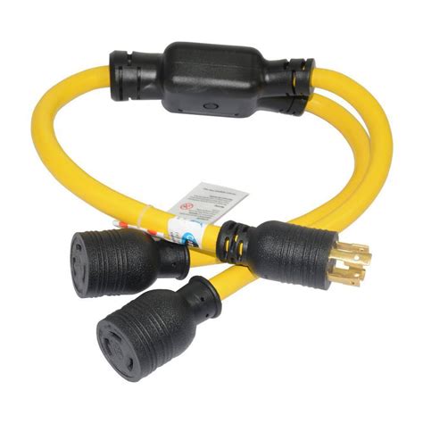 conntek  ft awg generator  adapter cord nema  p  prong  amp locking plug