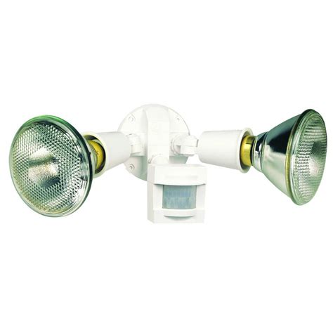 heath zenith hz  wh motion activated  degree security flood light white