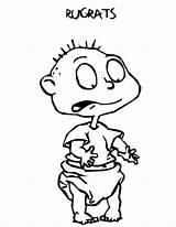 Rugrats Tommy Pickles Coloring Surprised Pages Pickle Color Drawing Dill Getdrawings Luna Printable Getcolorings sketch template