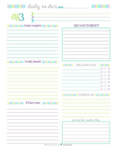 day    list printables scattered squirrel