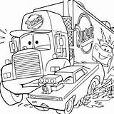 Mcqueen Lightning Coloring Pages Mac Cars Car Mater Tired Accident Had Friends Wonder sketch template