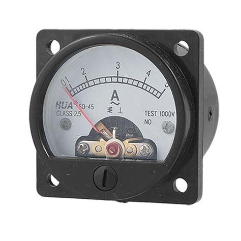 class  accuracy ac   analog panel  meter ammeter meter black