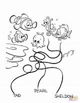 Nemo Coloring Pages Finding Pearl Sheldon Tad Printable Color Print Supercoloring Drawing Colorings Getdrawings Paper Getcolorings Categories sketch template