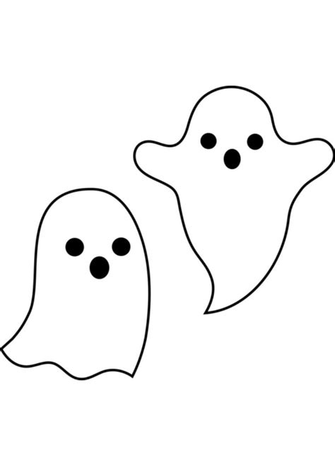 ghost outline bright wallpaper cute ghost paper crafts