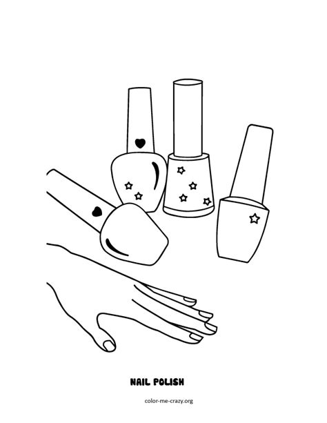 gallery nail coloring page