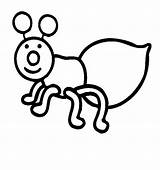 Coloring Ant Pages Farm Animal Printable Simple sketch template
