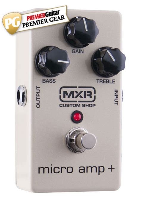 mxr custom shop micro amp review premier guitar