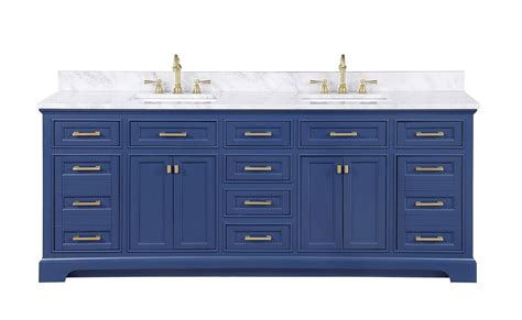 design element milano  double sink bathroom vanity  blue walmartcom