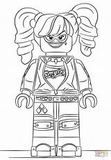 Coloring Pages Batman Printable Choose Board Quinn Harley Lego sketch template