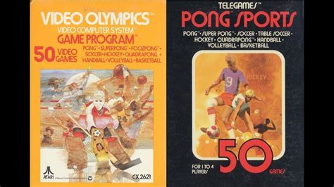 jogo video olympics atari   pong variacoes demonstracao documentario gameplay youtube