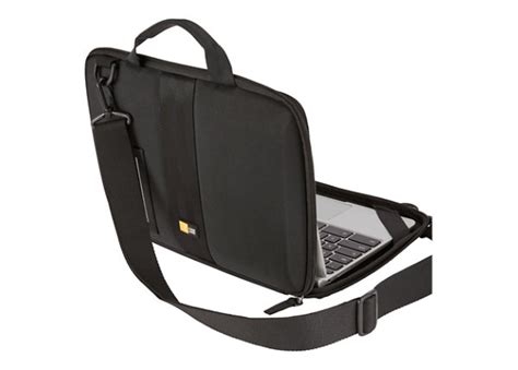 case logic laptop work  case qns  black chromebook carrying case