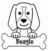 Beagle Coloring Pages Kids Dog Puppy Drawing Line Bestcoloringpagesforkids Beagles Dogs Getdrawings sketch template
