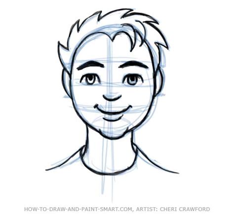 draw  human face