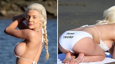 political pin up courtney stodden flashes sideboob in