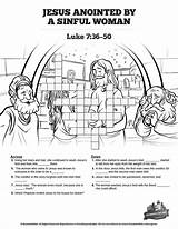 Puzzles Crossword Luke Washes Lesson Sharefaith sketch template