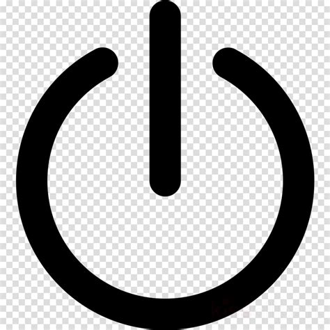 white power button icon png transparent background    images   finder