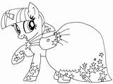 Twilight Little Filly sketch template