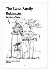 Robinson Swiss Family Coloring Pages Book Word Template School Clubs sketch template