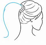 Ponytail Easydrawingguides sketch template