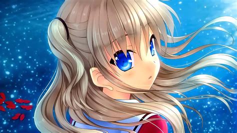 Wallpaper Illustration Long Hair Anime Girls Blue Eye