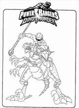 Coloring Power Dino Pages Rangers Thunder Getdrawings sketch template