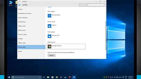 windows  tips changing  default apps youtube