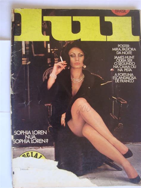 Lui 01 Mar 1977 A Primeira Edição Sosia Sophia Loren Rara R 35 00 Em
