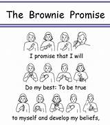 Brownie Promise Brownies Scout Bsl Scouts Girlguiding Promises sketch template