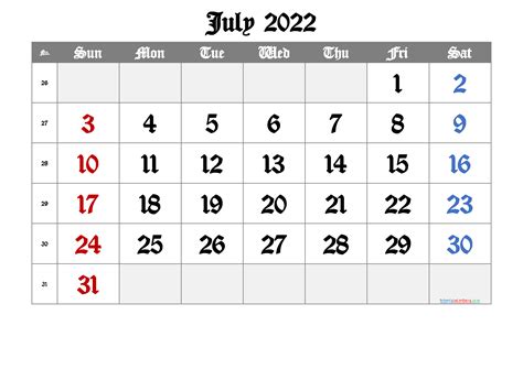 july calendar  july  printable calendar  holidays