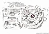 Car Dashboard Sketch Template Templates Sketches Drawing Instrument Panel sketch template