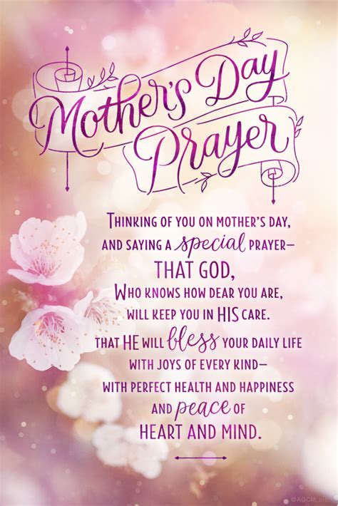 mother s day prayer thinking of you on mother s day and