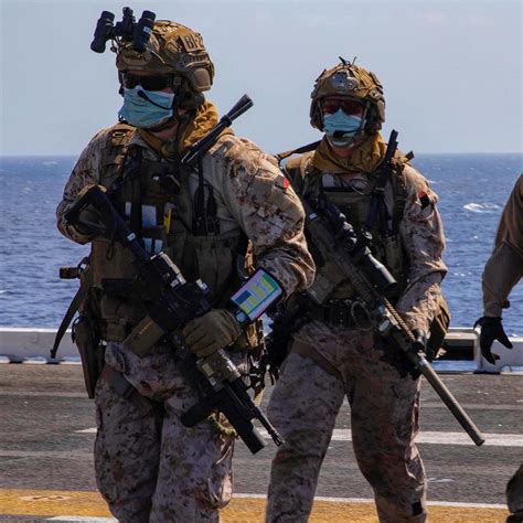 force recon marines assigned   maritime raid force aboard uss bataan lhd