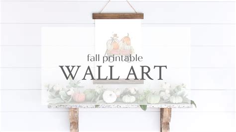 fall printable wall art youtube