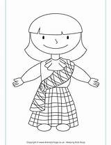Scotland Coloring Pages Getcolorings Colouring Getdrawings Printable sketch template