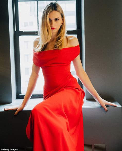 Transgender Model Andreja Pejic Stuns In Sweeping Flame Red Gown At The