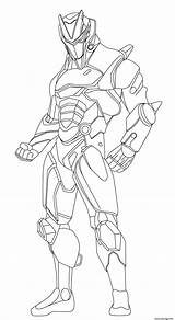 Coloring Omega Skins Peely Fornite Voyager Soccer Thanos Silhouette sketch template