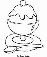 Ice Cream Coloring Pages Print Kids Printable sketch template