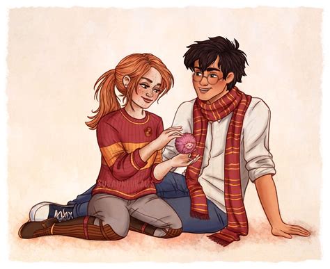 Susanne Draws Ginny And Harry Harry Potter Comics