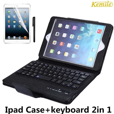 kemile bluetooth keyboard case  ipad mini  wireless keyboard  ipad mini  pu