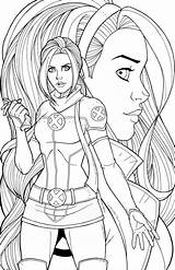 Rogue Coloring Pages Marvel Superhero Jamiefayx Deviantart Choose Board Adult Comic Commission Printable sketch template