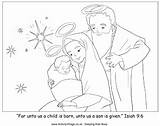 Unto Nativity sketch template