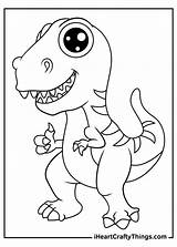 Coloring Dinosaurs Dinosaur Iheartcraftythings sketch template