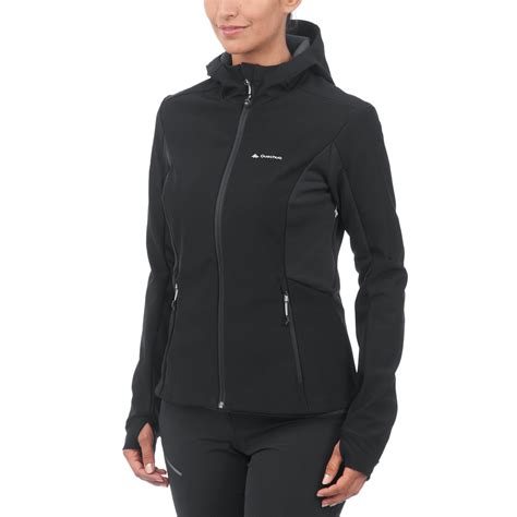 forclaz softshell jas trek  windwarm dames decathlonnl